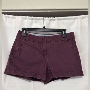 J. Crew Factory Women's Burgundy Shorts